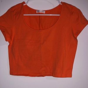 Orange Crop Top